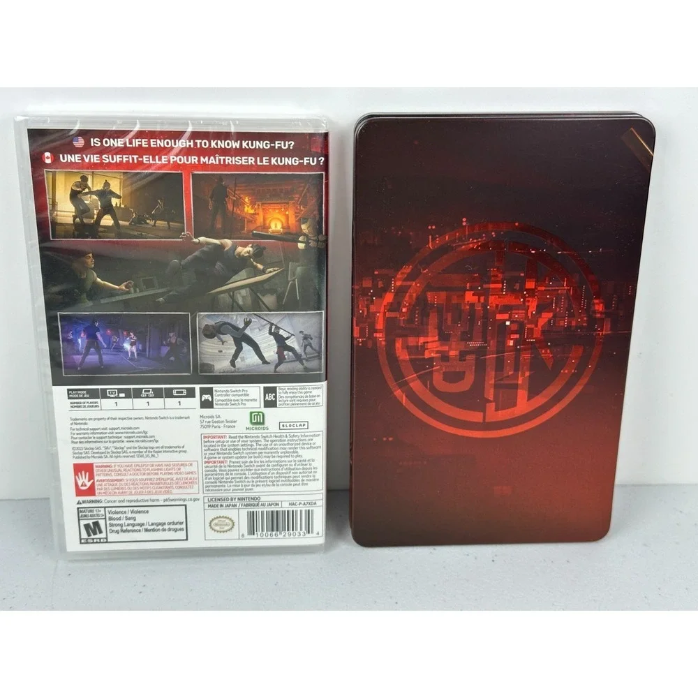 Sifu Switch Nintendo with Steelbook Brand New